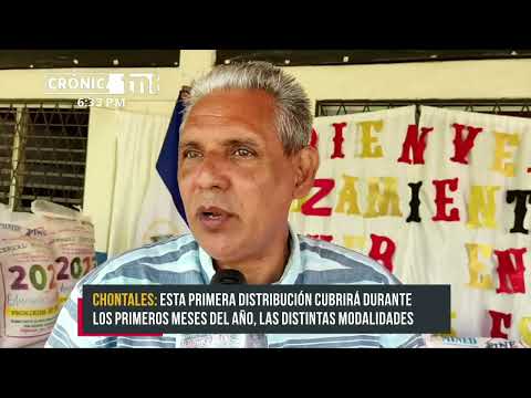 1era entrega de merienda escolar 2022 para colegios en Chontales - Nicaragua