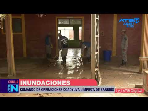 Cobija: CEO realiza la limpieza de barrios luego de las inundaciones