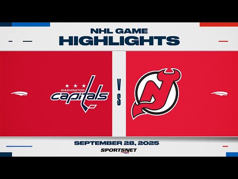 NHL Preseason Highlights | Capitals vs. Devils - September 28, 2025