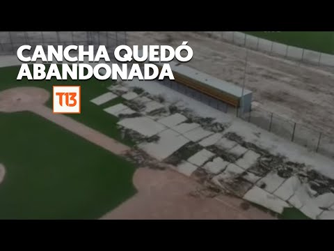 Cerrillos: Desconocidos se roban pasto de la cancha de béisbol de los Panamericanos