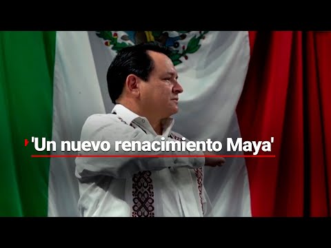 Joaquín Díaz Mena asume la Gubernatura de Yucatán: Presenta el plan de gobierno 'Renacimiento Maya'