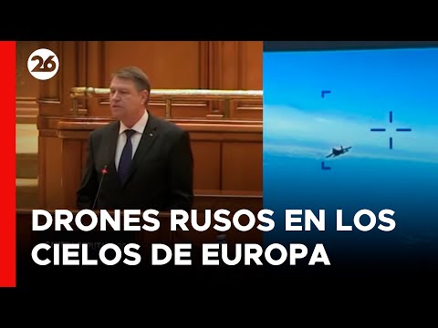 Cazas rumanos y españoles reaccionan a la entrada de un dron ruso al espacio de Rumanía