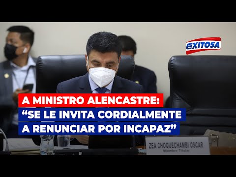 Óscar Zea a ministro Alencastre: Se le invita cordialmente a renunciar por incapaz