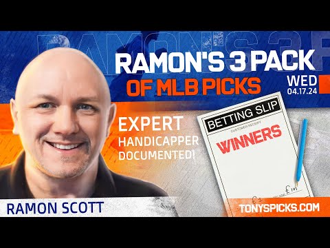 3 FREE MLB Picks and Predictions on MLB Betting Tips by Ramon Scott, Wednesday 4/17/2024