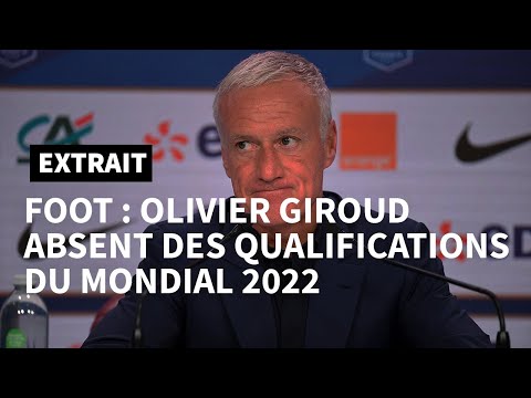 Football : Deschamps explique l'absence de Giroud, non convoqué avec les Bleus | AFP Extrait