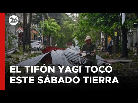 ASIA | El tifón Yagi llegó a Vietnam