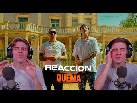 [REACCION] Ryan Castro, Peso Pluma - QUEMA  (Video Oficial)