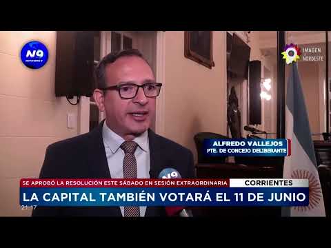 LA CAPITAL TAMBIÉN VOTARÁ EL 11 DE JUNIO - NOTICIERO 9