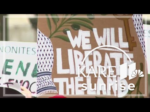 Protestors build pro-Palestine encampment at University of Wisconsin-Madison