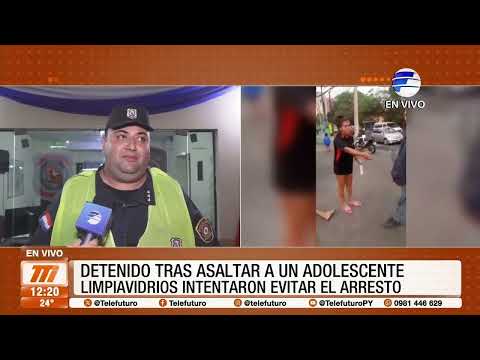 Detenido tras asaltar a un adolescente