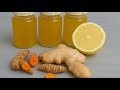 👨‍🍳 Syrop na kaszel i przezibienie z imbiru miodu i cytryny