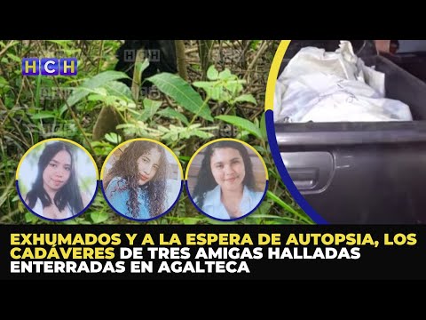 Exhumados y a la espera de autopsia, los cadáveres de tres amigas halladas enterradas en Agalteca