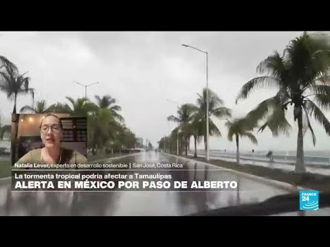 Natalia Lever: 'La tormenta tropical Alberto podría llegar a ser un huracán de categoría uno'