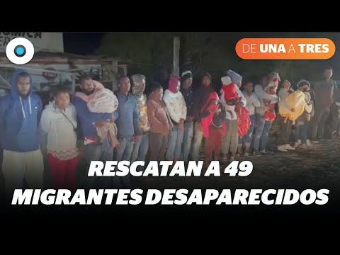 Rescatan a 49 migrantes secuestrados en SLP, no hay detenidos #de1a3