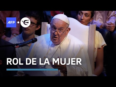 El papa genera incomprensión al hablar del rol de las mujeres en la Iglesia y la sociedad