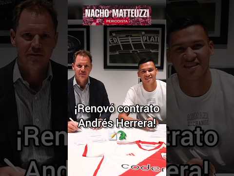 ¡Andrés Herrera renovó su contrato con River Plate!