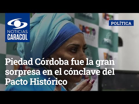 Piedad Córdoba fue la gran sorpresa en el cónclave del Pacto Histórico organizado en Medellín