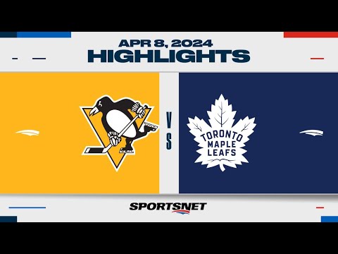 NHL Highlights | Maple Leafs vs. Penguins - April 8, 2024