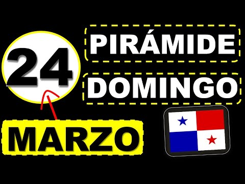 Pirámide de la Suerte Lotería de Panamá Para el Domingo 24 de Marzo 2024 Decenas de Suerte Para Hoy