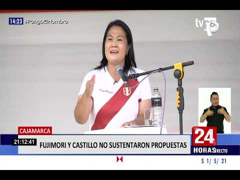 Así fue el primer debate entre Keiko Fujimori y Pedro Castillo de cara a la segunda vuelta (1/2)