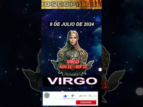 Horóscopo Diario - Virgo - 8 de Julio de 2024. #shorts