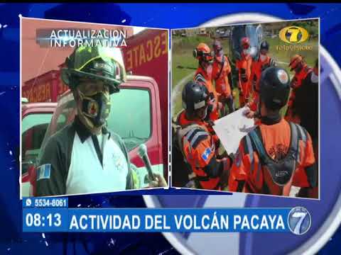 Bomberos Voluntarios viajarán al Volcán de Pacaya para evaluar daños