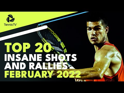 Tennis 🎾 INSANE Top 20 Best Shots And Rallies | February 2022