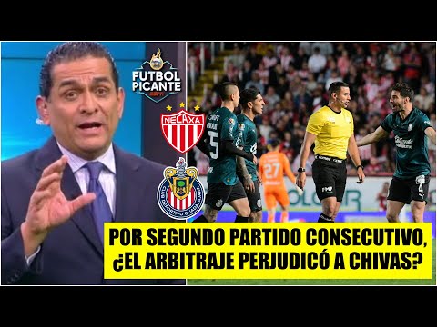 POLÉMICO ARBITRAJE en derrota de CHIVAS vs NECAXA con PENAL NO cobrado | Futbol Picante