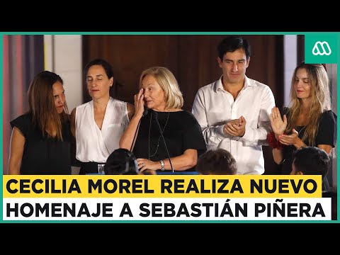 Realizan homenaje a expresidente Piñera: Cecilia Morel recuerda al exmandatario