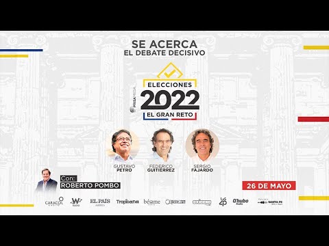 En Vivo:el 'Debate Definitivo' con Gustavo Petro,Sergio Fajardo,'Fico' Gutiérrez y Rodolfo Hernández