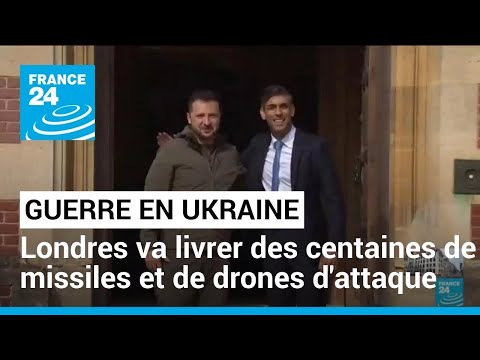 Le Royaume-Uni va livrer des centaines de missiles et de drones d'attaque à l'Ukraine • FRANCE 24