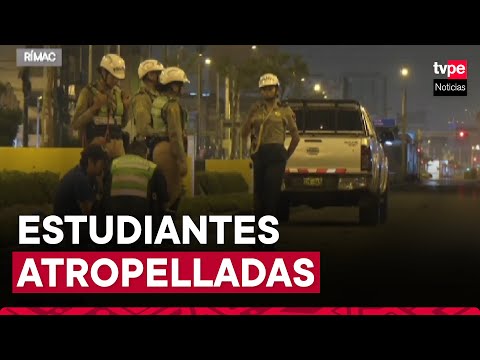 Rímac: estudiantes mueren tras ser atropelladas por auto que invadió vía exclusiva del Metropolitano