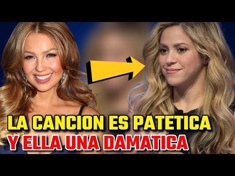 Thalia DESMIENTE que LLAMARA a Shakira PATETICA y DRAMATICA tras su RUPTURA con GERARD PIQUE