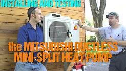 Installing & Testing a Mitsubishi Ductless Mini-Split in a Tiny House