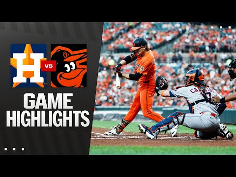 Astros vs. Orioles Game Highlights (8/23/25) | MLB Highlights