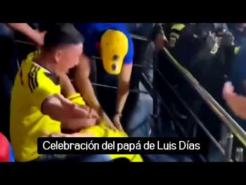 Padre De Luis Días Se Desmall@ al celebrar los Goles de Su Hijo A La Sel. De Brasil.