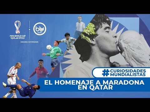 El emotivo homenaje a Maradona en Qatar