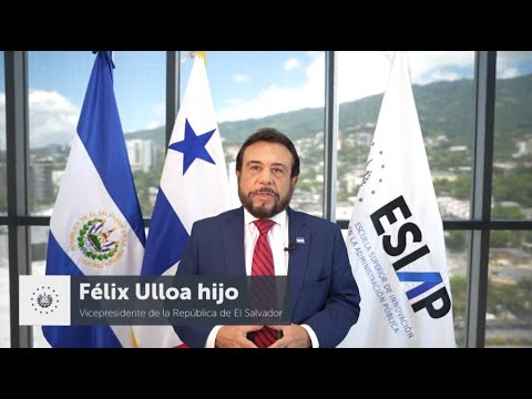 Vicepresidente de la República de El Salvador, Sr  Félix Ulloa hijo recibe reconocimiento