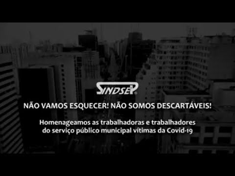 Homenagem a trabalhadores(as) vítimas da Covid-19. Não somos descartáveis!