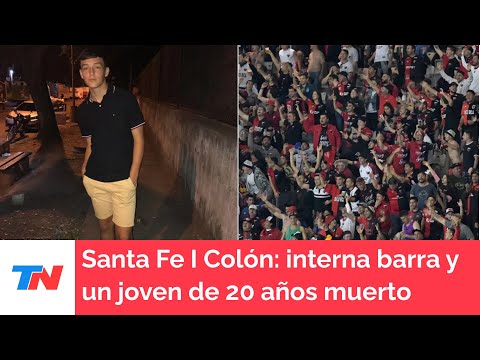Santa Fe I Colón: interna barra y un joven de 20 años muerto