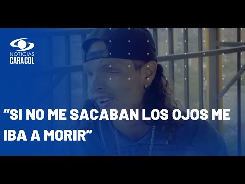 Aunque ha tenido una vida difícil y perdió los ojos por un cáncer, Sergio encontró refugio en el rap