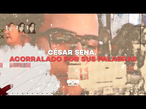 CÉSAR SENA, ACORRALADO POR SUS PALABRAS - Telefe Noticias