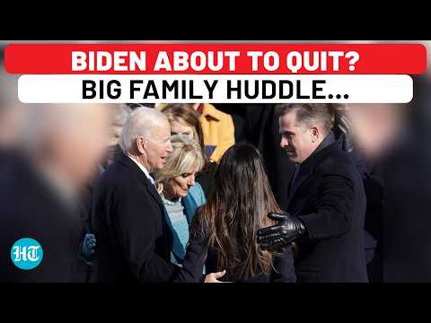 Biden's Family Telling Him To Quit After Trump Debate Debacle? Huddle At Camp David | USA Election