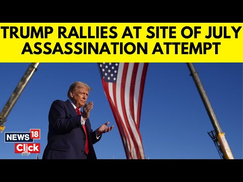 Donald Trump News | Trump Returns To Rally At Site Of Assassination Attempt In Pennsylvania | N18G