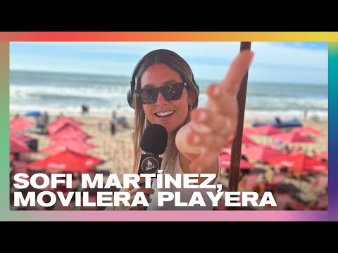 ¿Historias con suegros? Sofi Martínez, movilera en la playa de Villa Gesell | #Perros2023