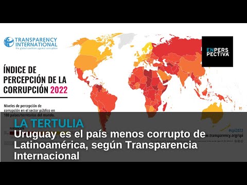 Uruguay es el país menos corrupto de Latinoamérica, según Transparencia Internacional