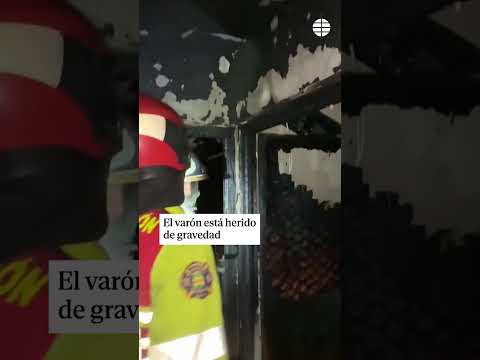 Herido de gravedad un hombre en el incendio de su vivienda en Alcorcón, Madrid