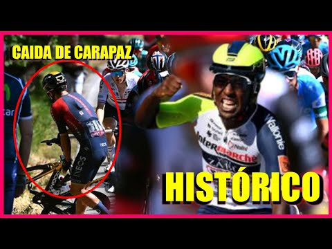 CAIDA de RICHARD CARAPAZ – BINIAM GIRMAY  hace HISTORIA – Etapa 10 GIRO de ITALIA 2022 - resumen