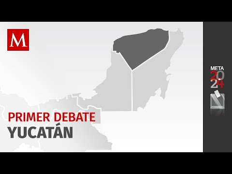 Primer debate por la gubernatura de Yucatán #elecciones2024