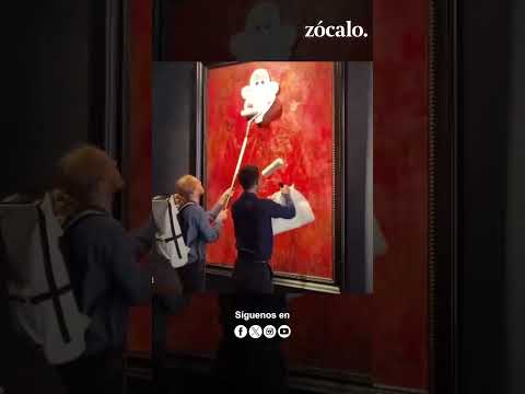 Animalistas vandalizan el primer retrato oficial del rey Carlos III